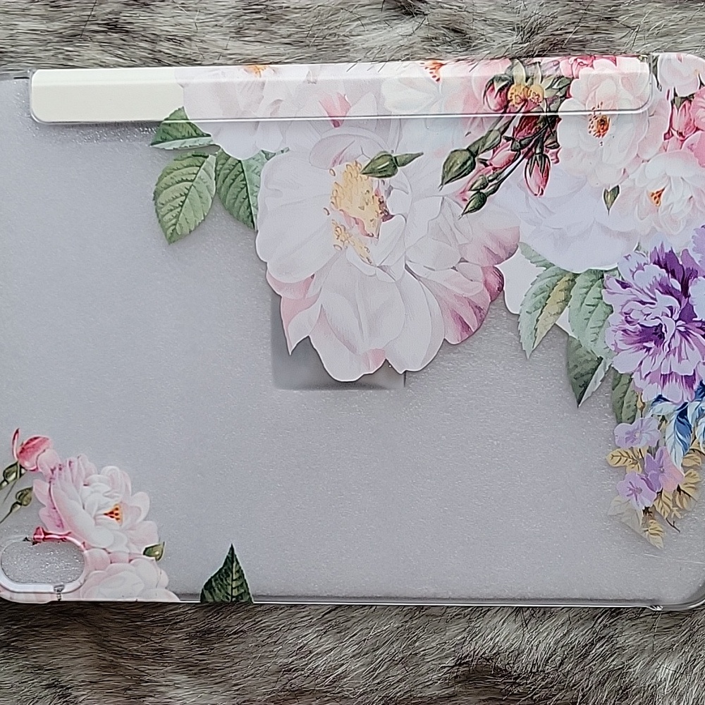 Cottage Chic Core Tablet Cover Floral Roses 10x7 - Picture 4 of 7